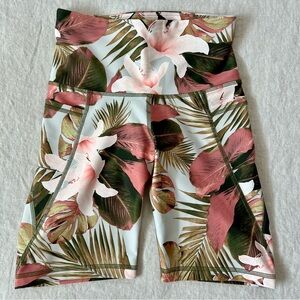 Tropical Biker Shorts
